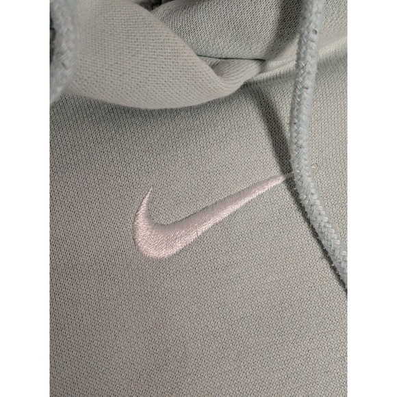 Nike Sportswear Essential Hoodie Mint Green Embroidered Swoosh Pullover Small - Picture 11 of 11